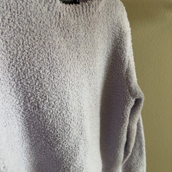Light Purple Long Sleeve Mock Neck Sweater Sweatshirt - Misses Medium - Picture 3 of 3